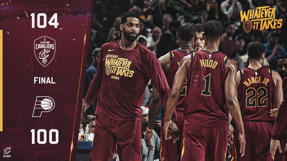 \"Кливленд\" сравнял счет в серии с \"Индианой\"