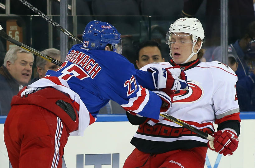 Передача Семина не помогла \"Каролине\" победить \"Рейнджерс\"