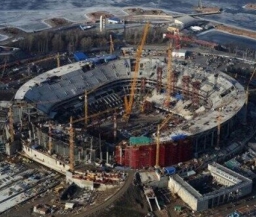 Строительство новой арены "Зенита" идёт по графику