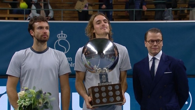Циципас заполучил свой первый трофей в турнирах ATP