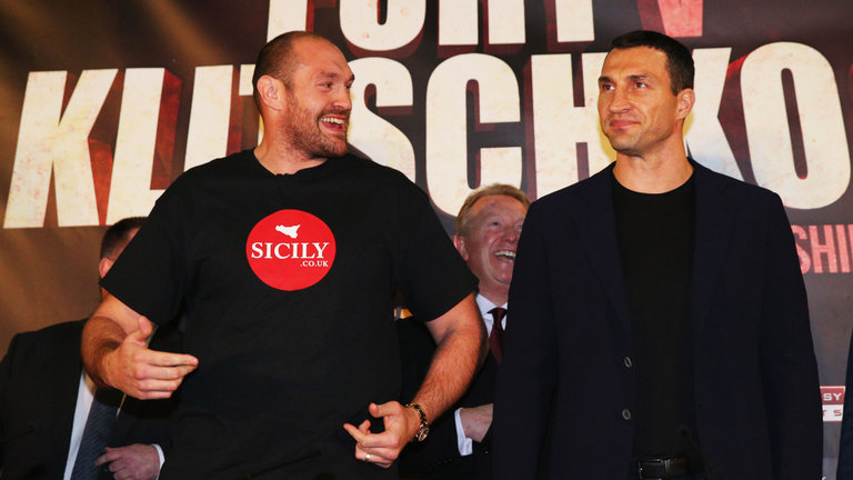 Фьюри намерен снести Кличко челюсть