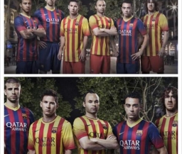 Тьяго Алькантару убрали с рекламной фотографии "Барселоны"