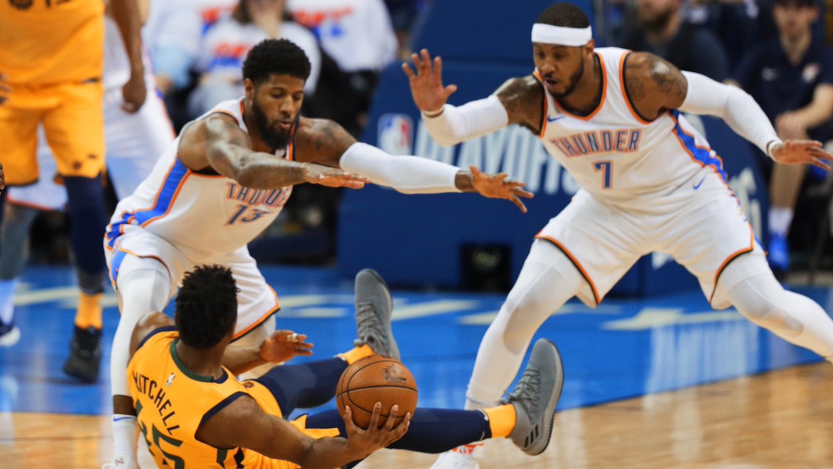 \"Юта\" нанесла поражение \"Оклахоме\"