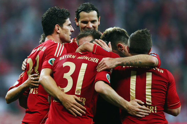 \"Бавария\" уничтожила \"волков\" из Вольфсбурга