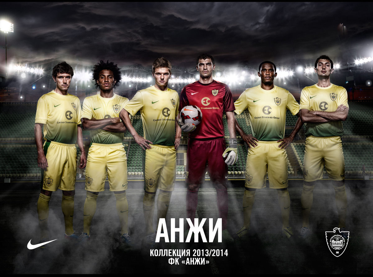 Компания Nike представила новую форму для \"Анжи\"
