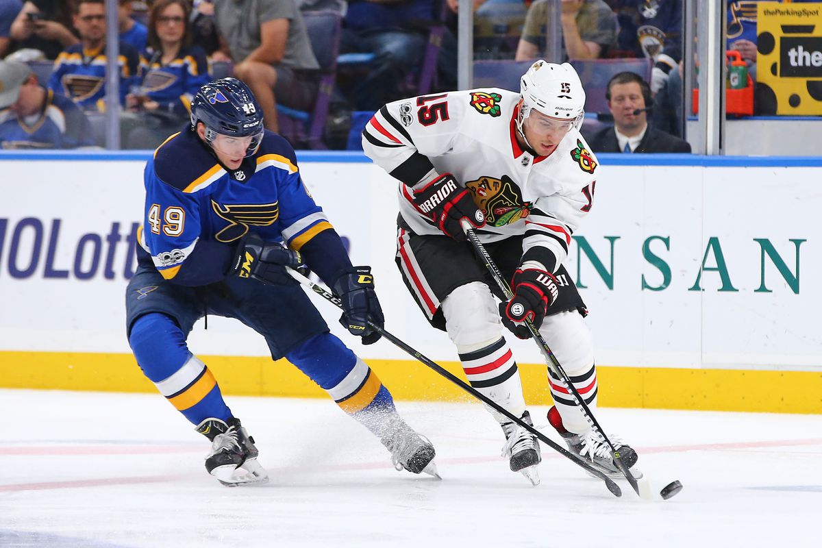 \"Чикаго Блэкхоукс\" вырвали победу у \"Сент-Луис Блюз\"