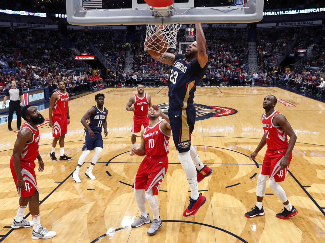 \"Хьюстон Рокетс\" уступил \"Нью-Орлеан Пеликанс\"