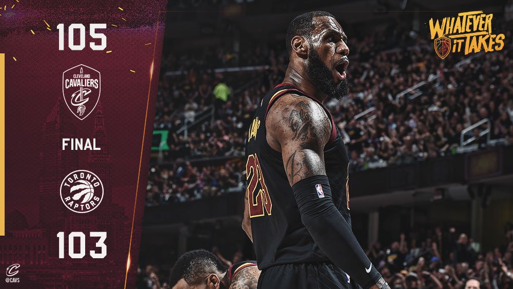 \"Кливленд\" выиграл третий подряд матч у \"Торонто\"