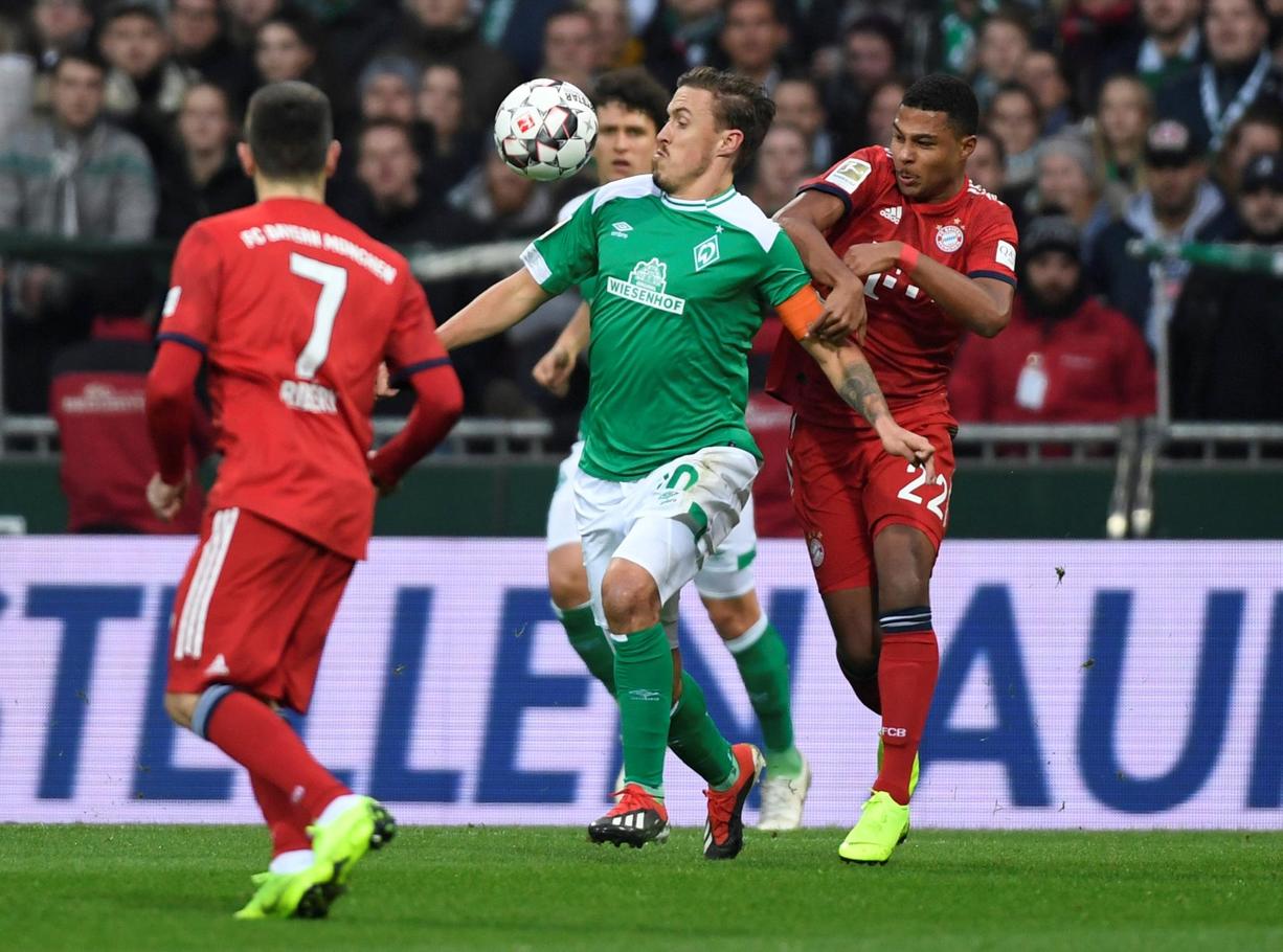 \"Бавария\" с трудом обыграла \"Вердер\"