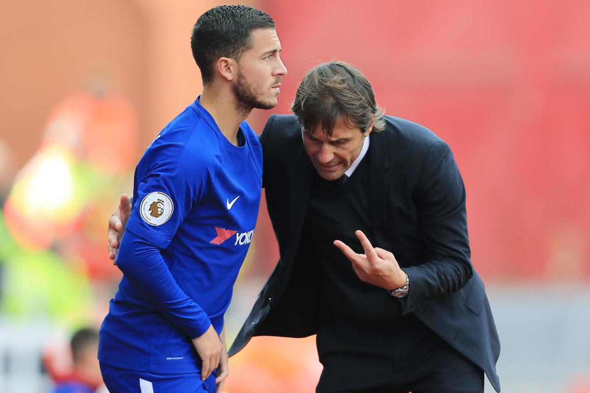 Конте доволен игрой Азара