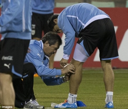 Луис Суарес получил травму на тренировке национальной команды