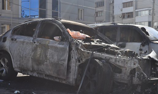 В Днепропетровске сожгли BMW X6 игрока \"Днепра\"