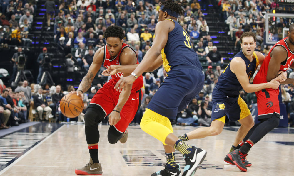 \"Торонто Рэпторс\" минимально обыграл \"Индиану Пэйсерс\"