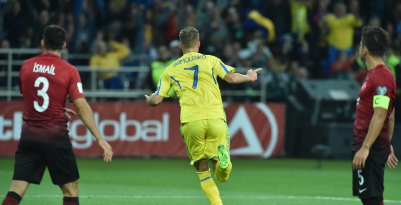 Ярмоленко принес Украине победу над Турцией