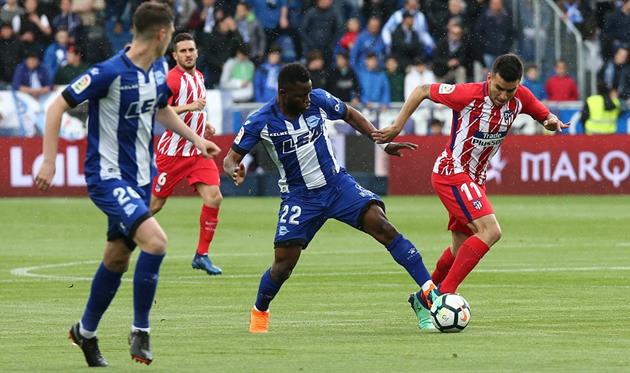 \"Атлетико\" минимально одолел \"Алавес\"