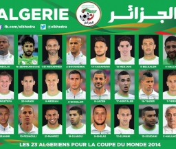 Алжир огласил окончательную заявку на ЧМ-2014