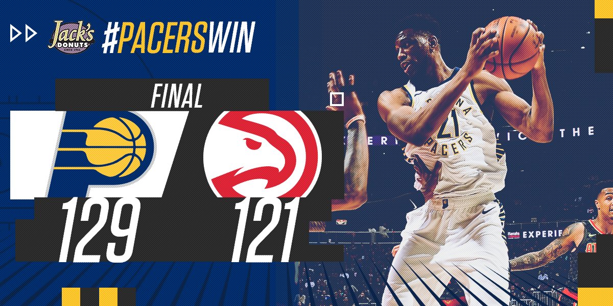 \"Индиана\" на выезде обыграла \"Атланту\"