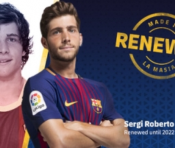 Серхи Роберто подписал новый контракт с "Барселоной"