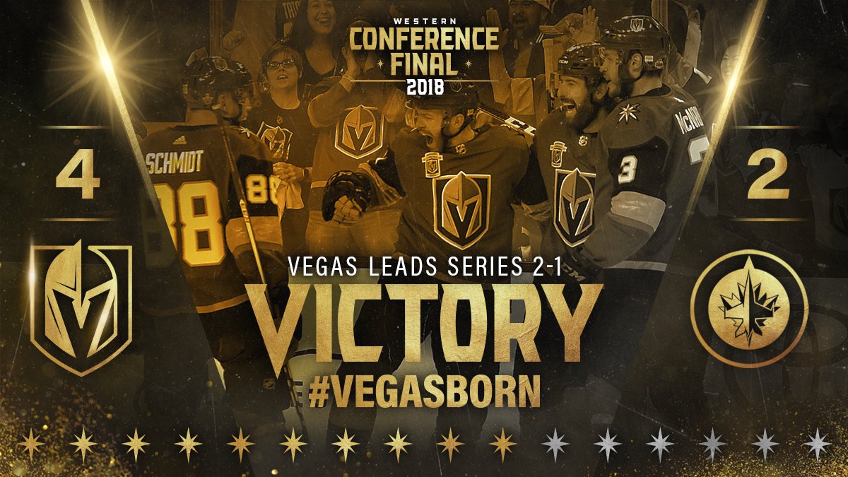 \"Вегас\" взял верх над \"Виннипегом\"