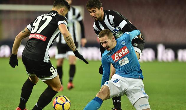 \"Наполи\" добыл путевку в 1/4 Кубка Италии