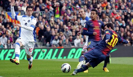 \"Барселона\" разгромила \"Хетафе\" в домашней встрече 