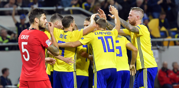 Швеция обыграла Турцию благодаря голу Гранквиста