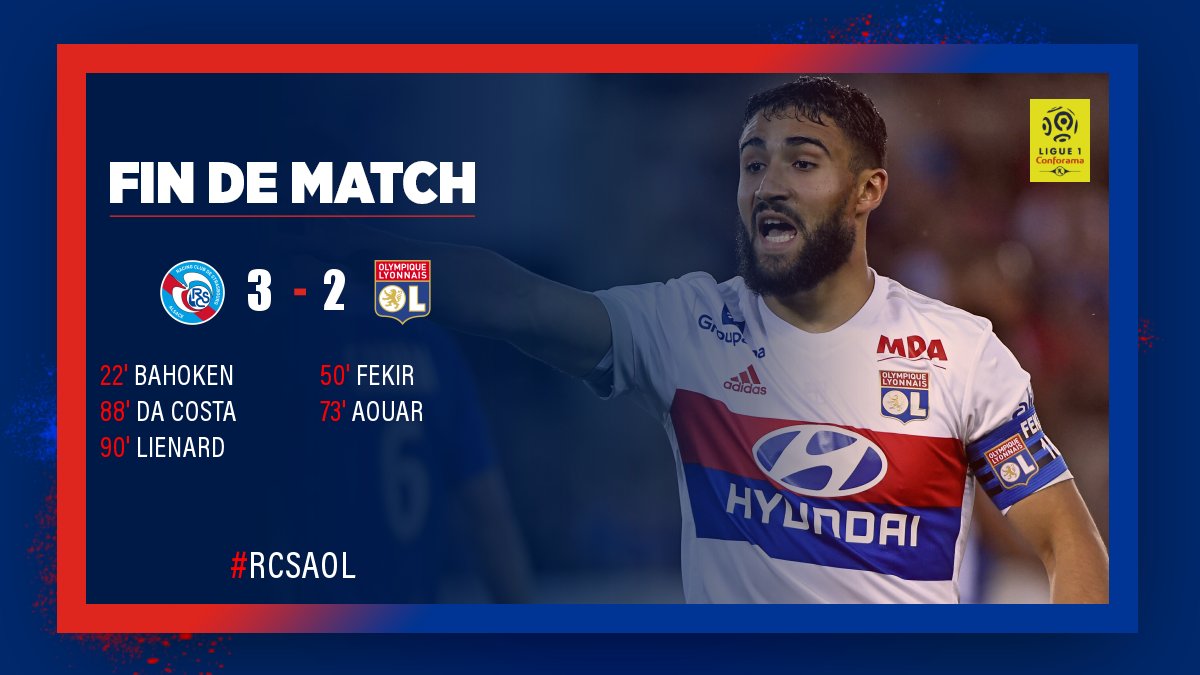 \"Лион\" уступил \"Страсбуру\"