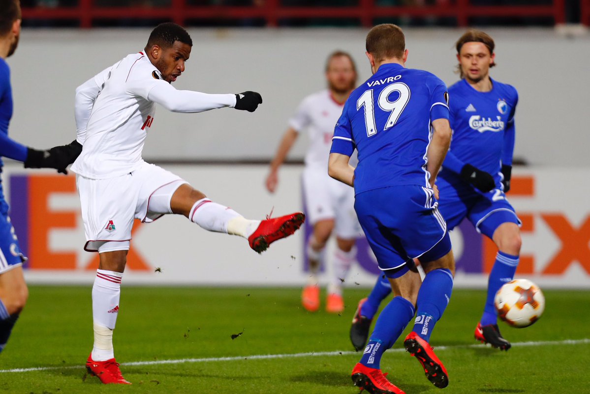 \"Локомотив\" победил \"Копенгаген\" благодаря дублю Фарфана