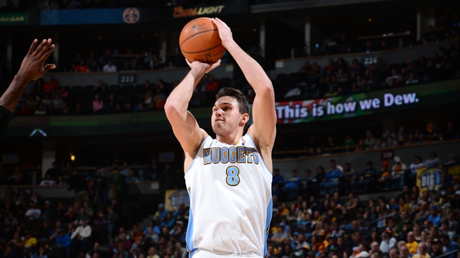 10 очков Тимофея Мозгова помогли \"Денверу\" обыграть \"Индиану\"