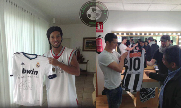 Роналдиньо считает, что Роналду врет