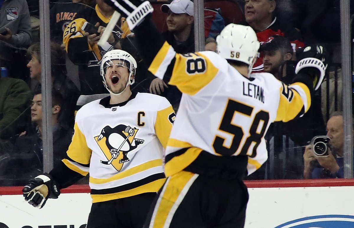 \"Питтсбург\" победил \"Нью-Джерси\" благодаря голу Кросби