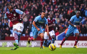 \"Астон Вилла\" прервала восьмиматчевую серию без побед, обыграв \"Вест Хэм\"