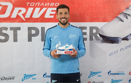 Гарай - лучший игрок \"Зенита\" в апреле