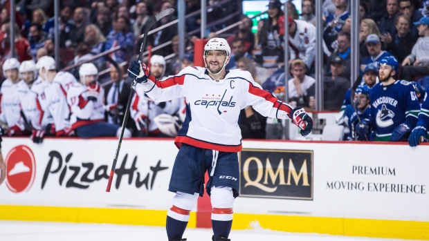 \"Вашингтон Кэпиталз\" уничтожили \"Ванкувер Кэнакс\"