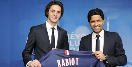 Рабьо продлил контракт с \"ПСЖ\" до 2019-го года