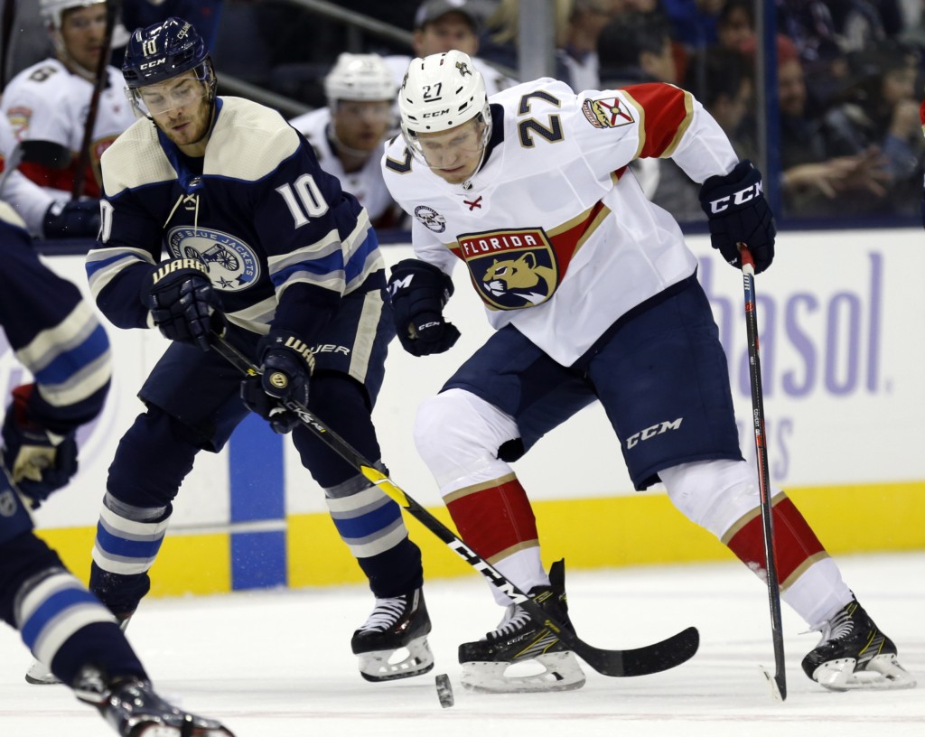 \"Коламбус Блю Джекетс\" уничтожили \"Флориду Пантерз\"