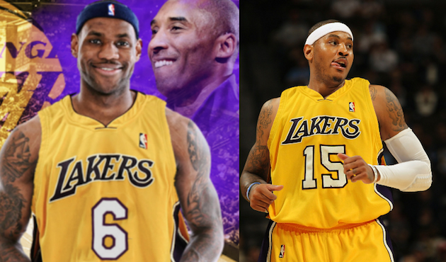 Коби Брайант, Леброн Джеймс и Кармело Энтони будут играть вместе?