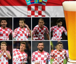Хорватских футболистов подловили "на горячем"