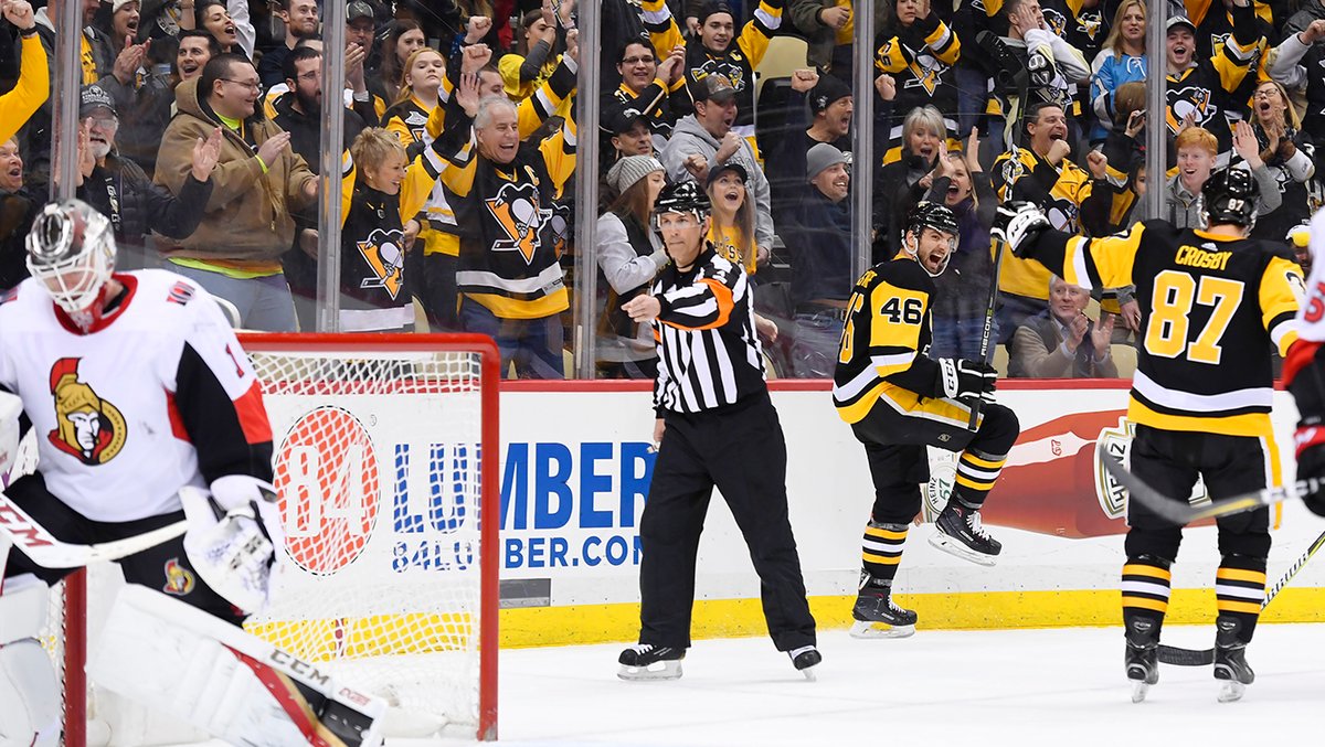 \"Питтсбург\" забросил 6 шайб в ворота \"Оттавы\"