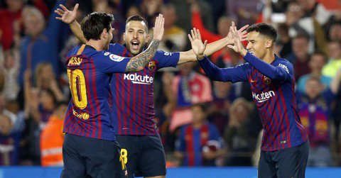 \"Барселона\" забила 4 гола в ворота \"Севильи\"