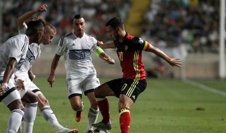 Бельгия разгромила Кипр