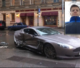 15-летний экс-игрок "Зенита" разбил свой Aston Martin