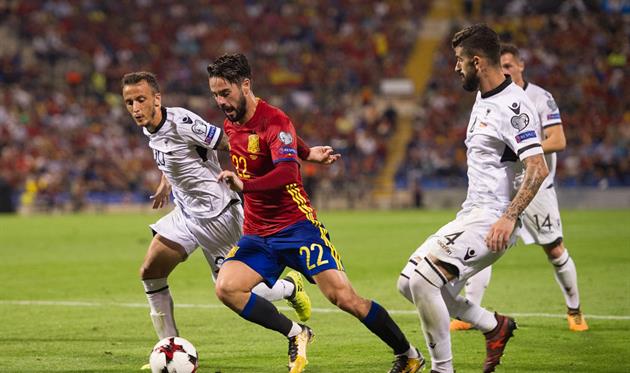 Испания разгромила Албанию