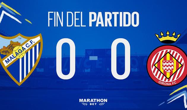 \"Малага\" и \"Жирона\" голов не забили