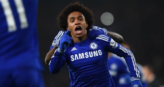 Виллиан отметил  свой гол в ворота \"Кристал Пэлас\"