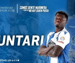 "Депортиво" объявил о переходе Мунтари