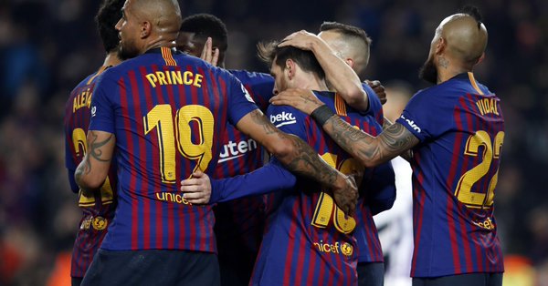 Месси принес \"Барселоне\" победу над \"Вальядолидом\"