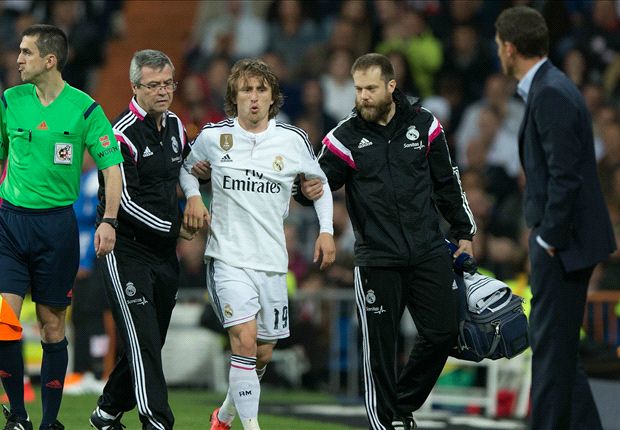 Модрич пропустит 5-6 недель из-за травмы