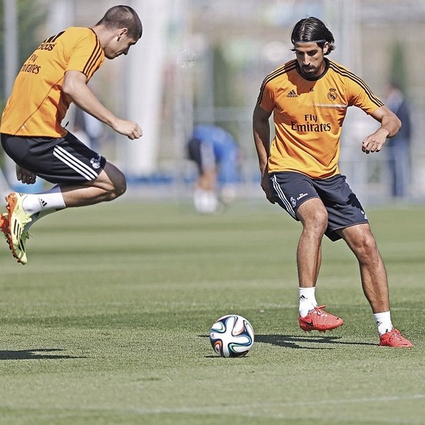 Хедира принял участие в общей тренировке