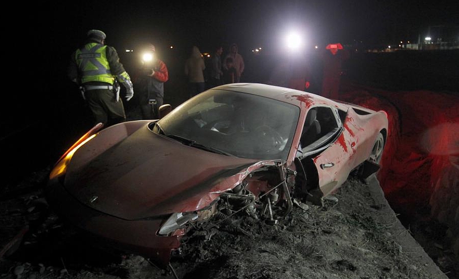 Видаль попал в серьезное ДТП